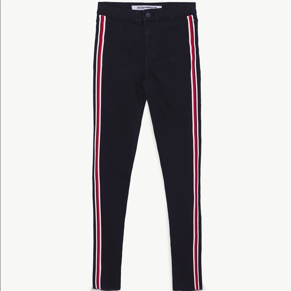 ZARA High-Rise Joggers with Side Stripes - Picture 2 of 6